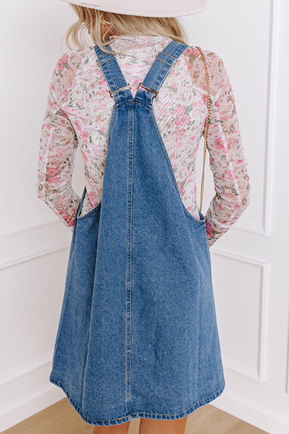 Granite Trails Pocketed Denim Dress