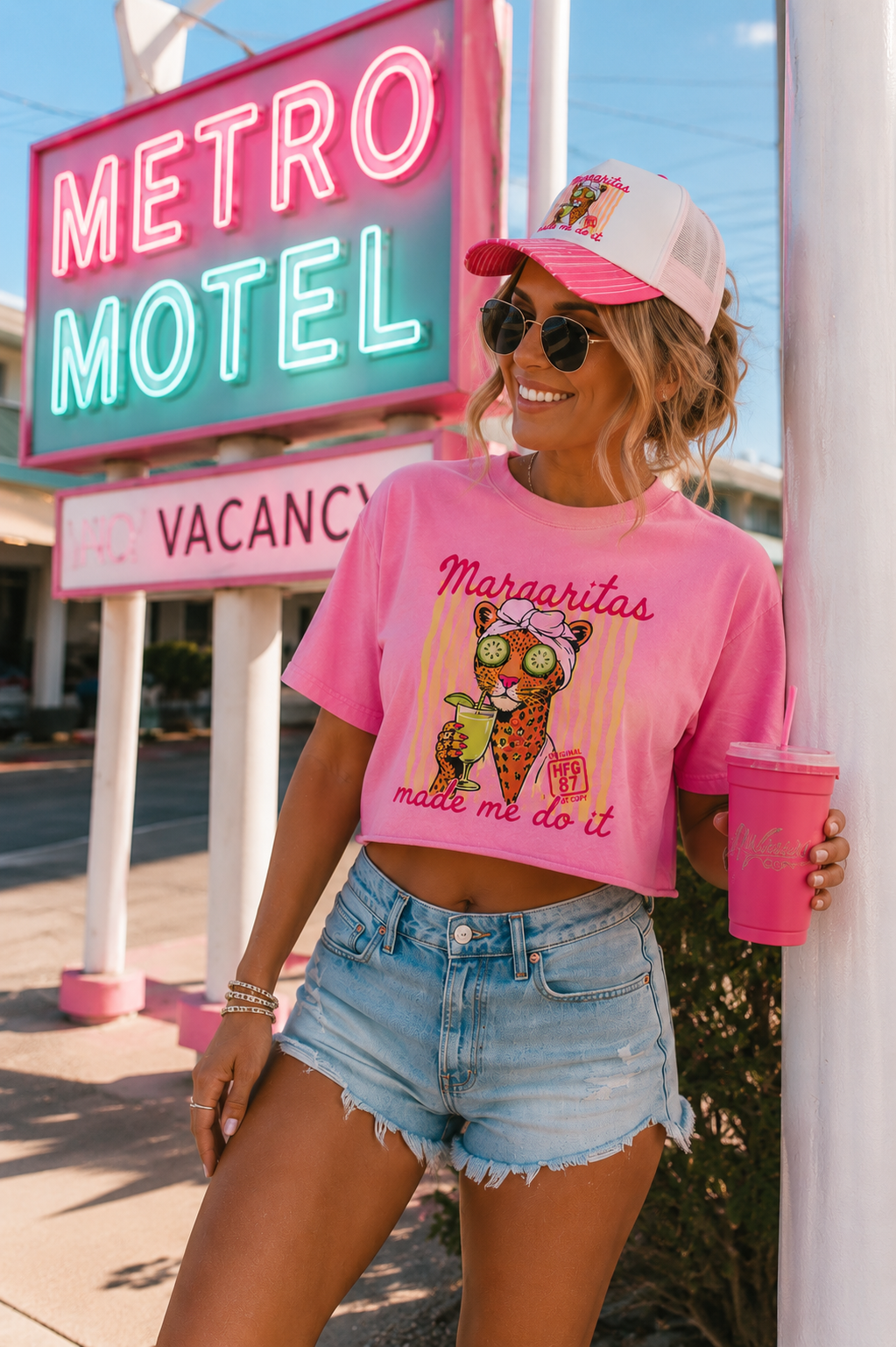 Margaritas made me do it crop tee pre order
