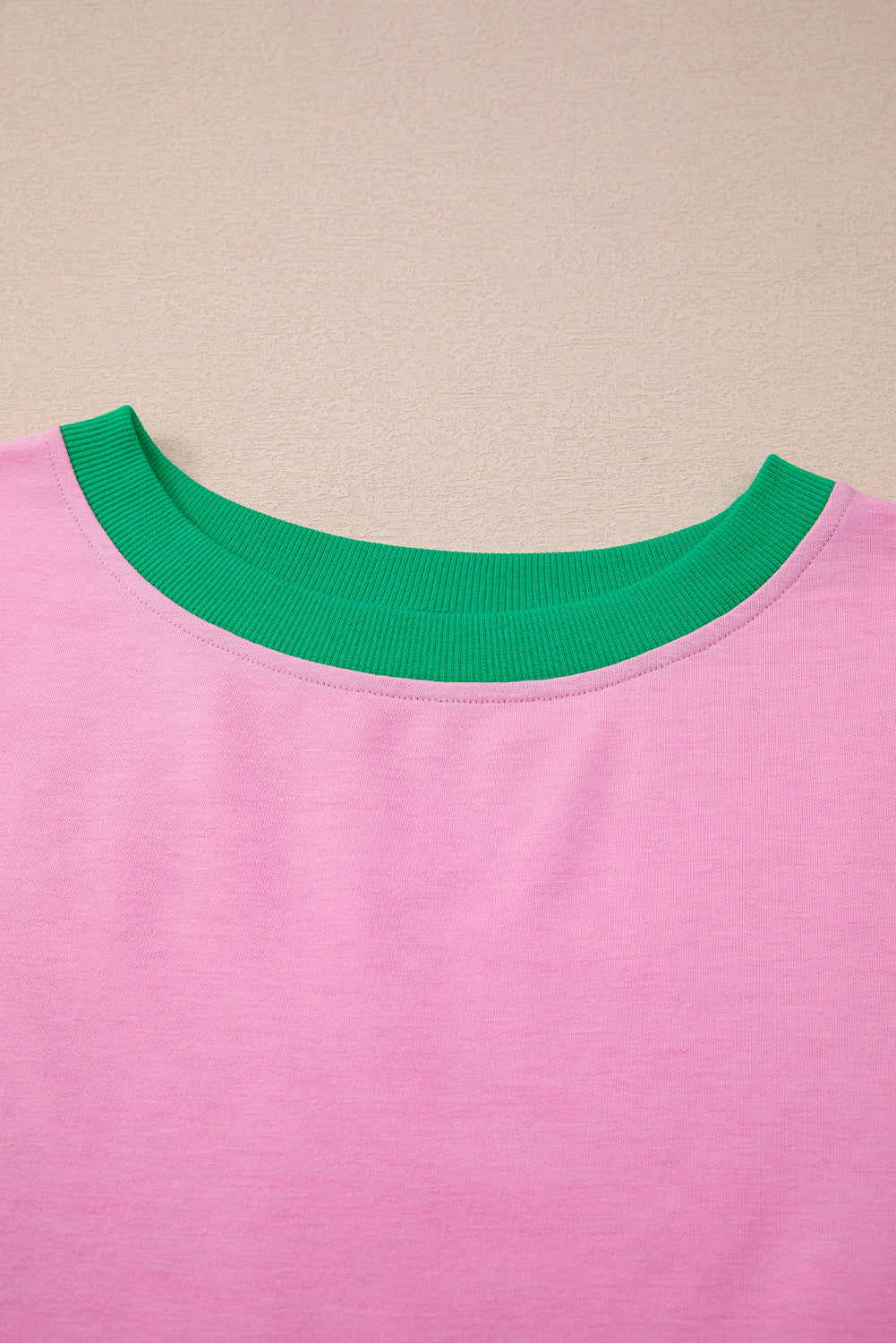 Black Colorblock Edge Drop Shoulder T Shirt and Skort 2Pcs Set