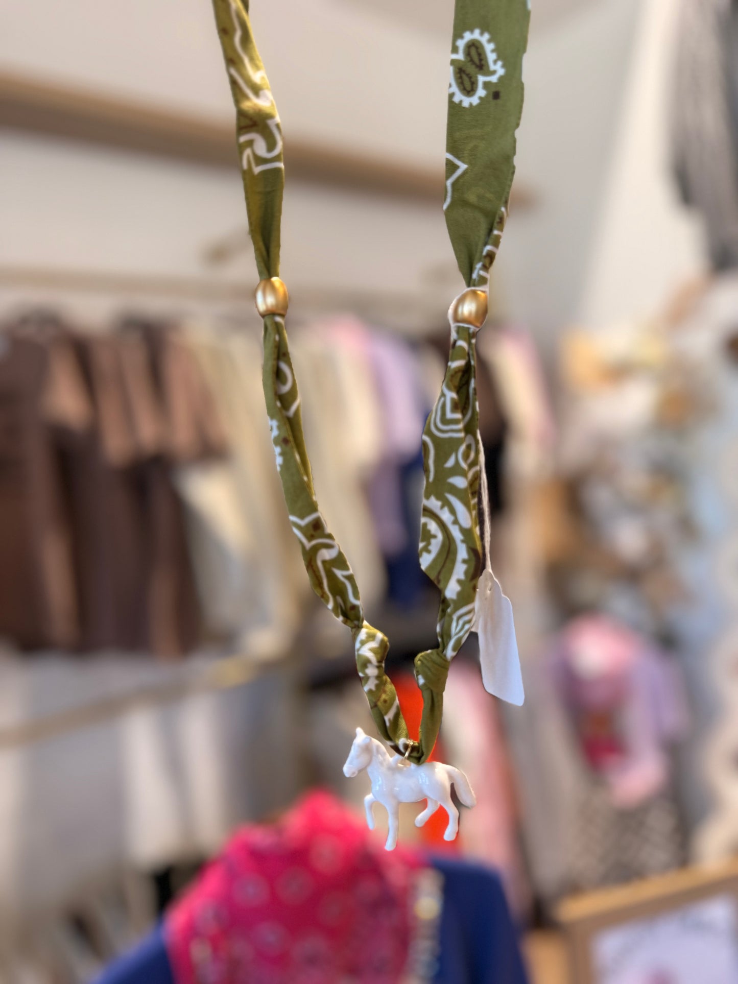 Horsin' Around Bandana Necklace