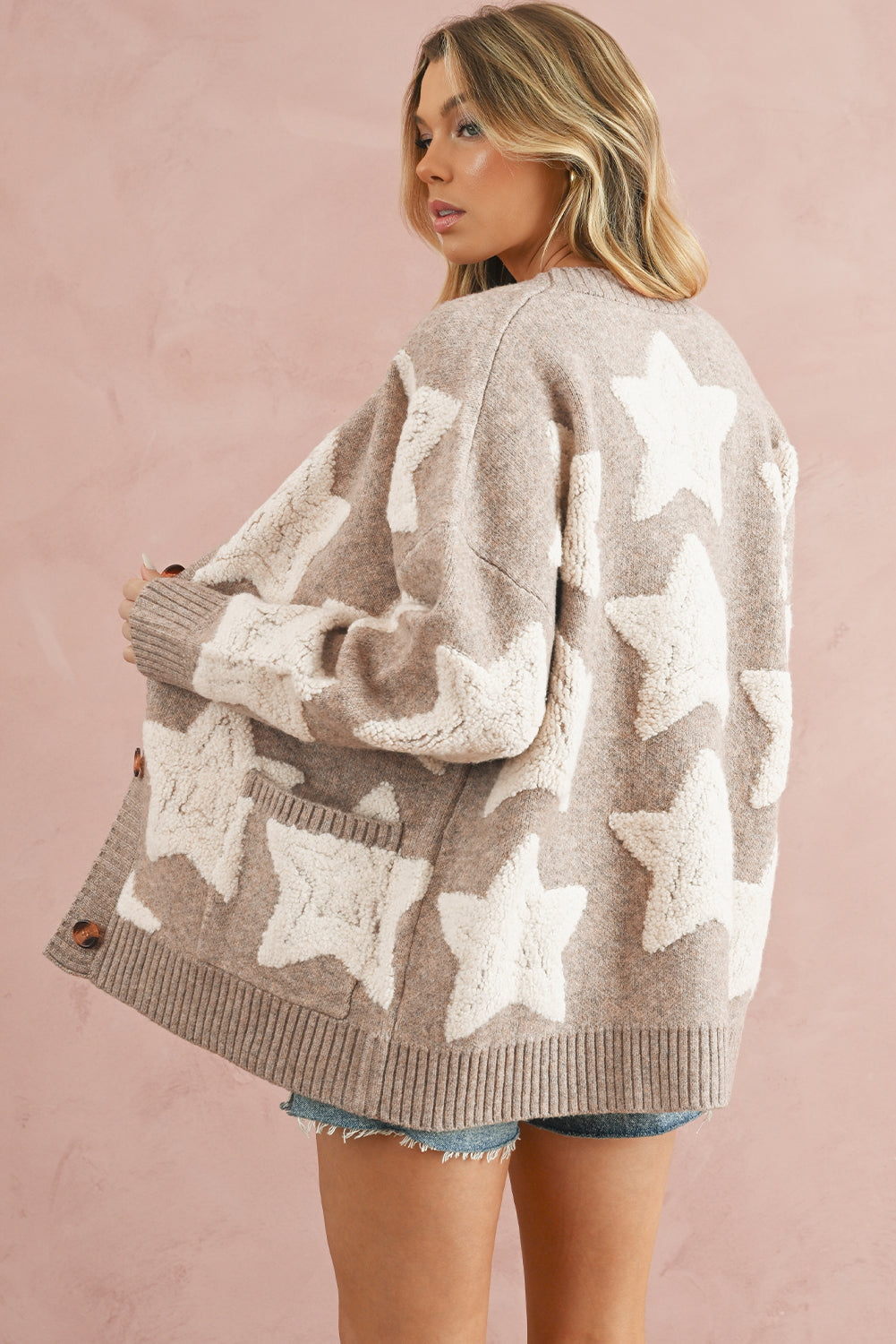 Starlight Trail Button-Up Cardigan