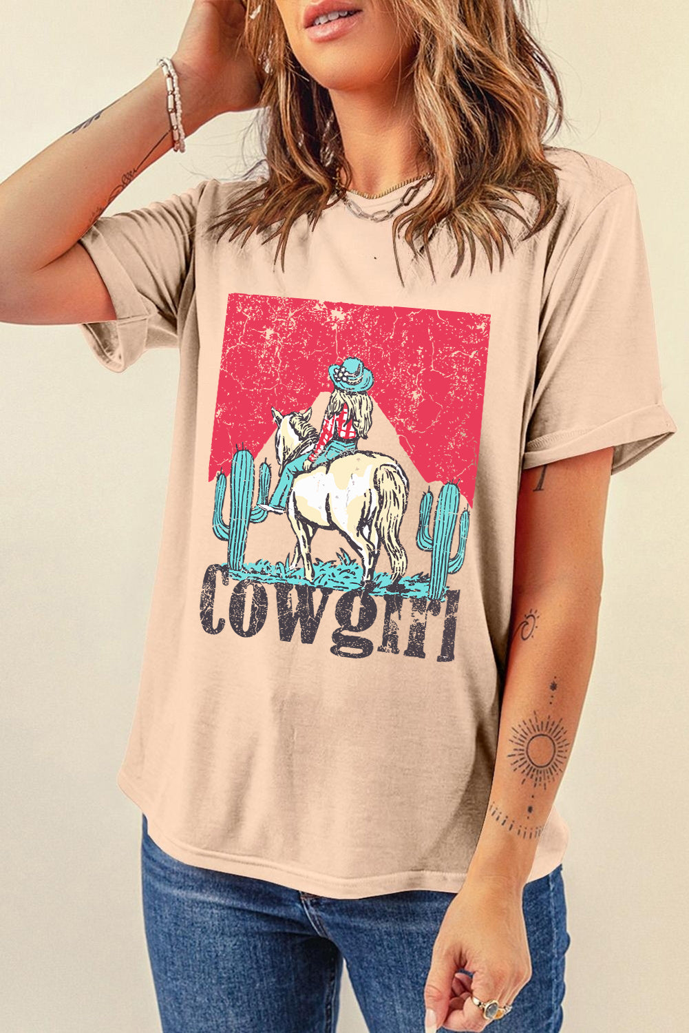 You go Cowgirl Graphic T