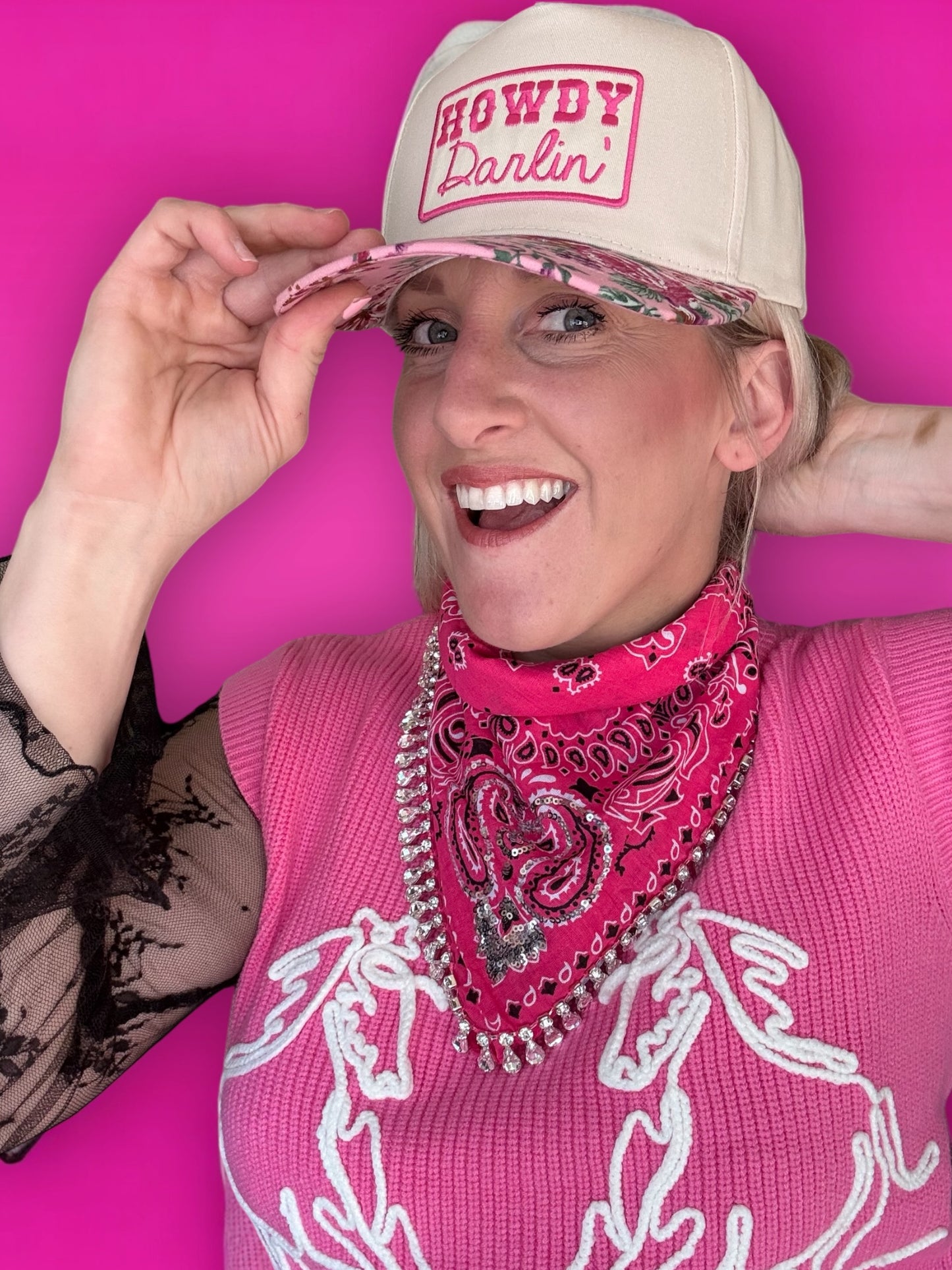 THE ROXY STUDDED BANDANA