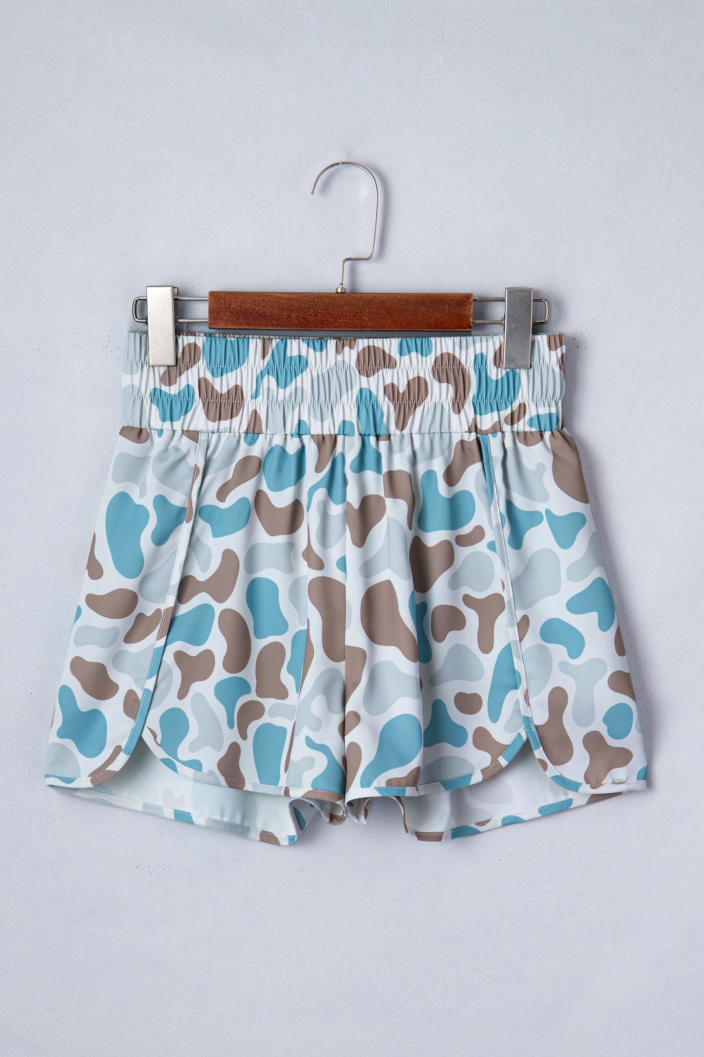 Camouflage Print Shorts-3 color options
