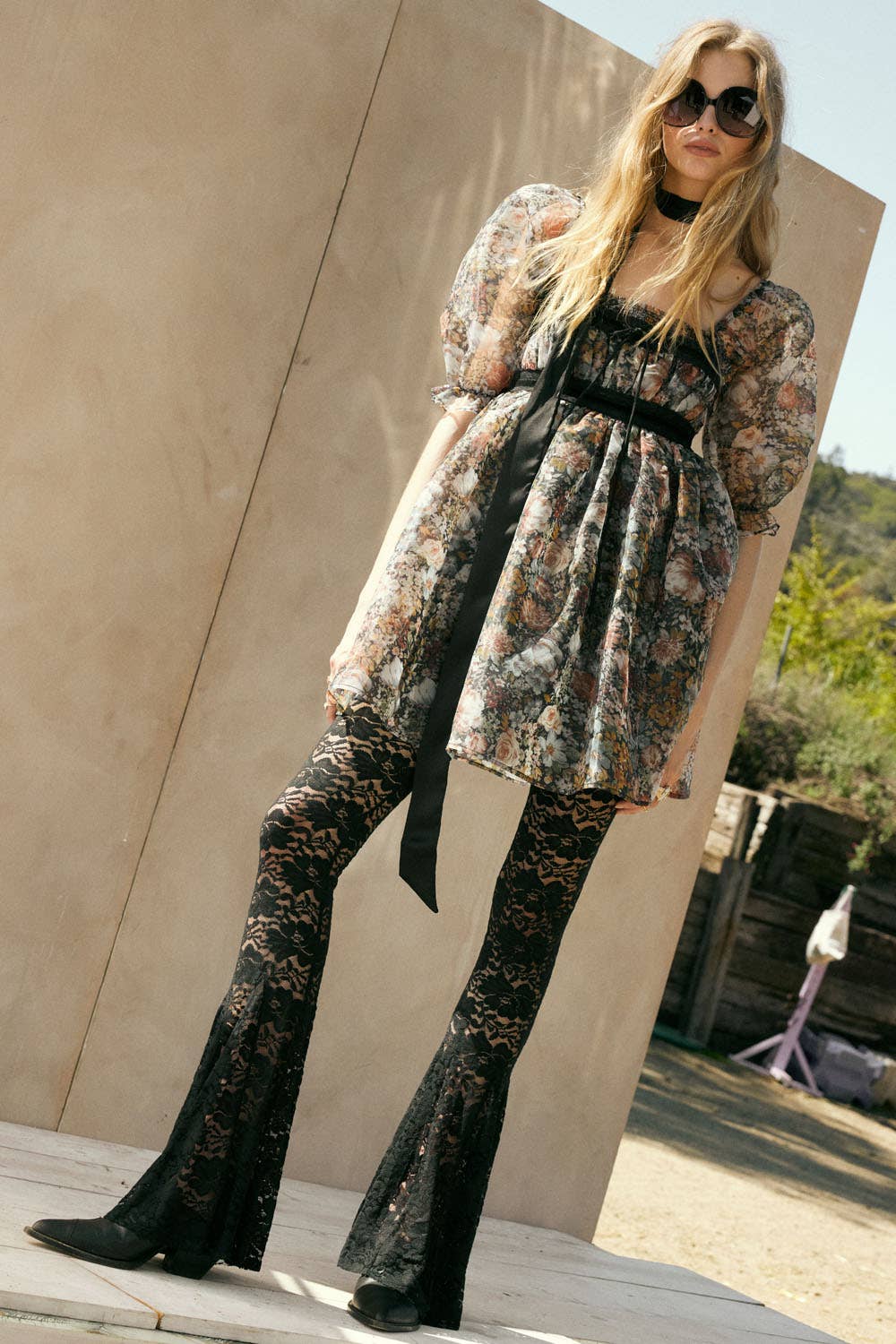 Wild Daisy Babydoll Dress/ready to ship