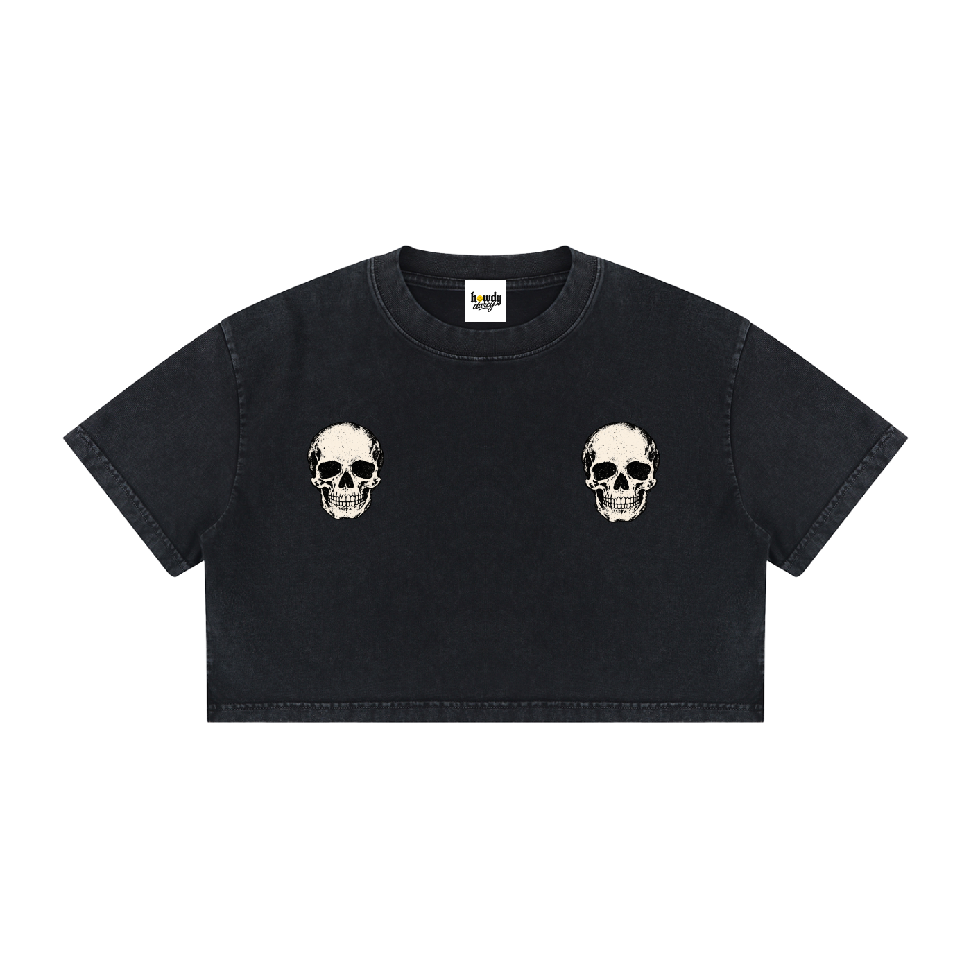 Do it for the plot skull Crop Tee