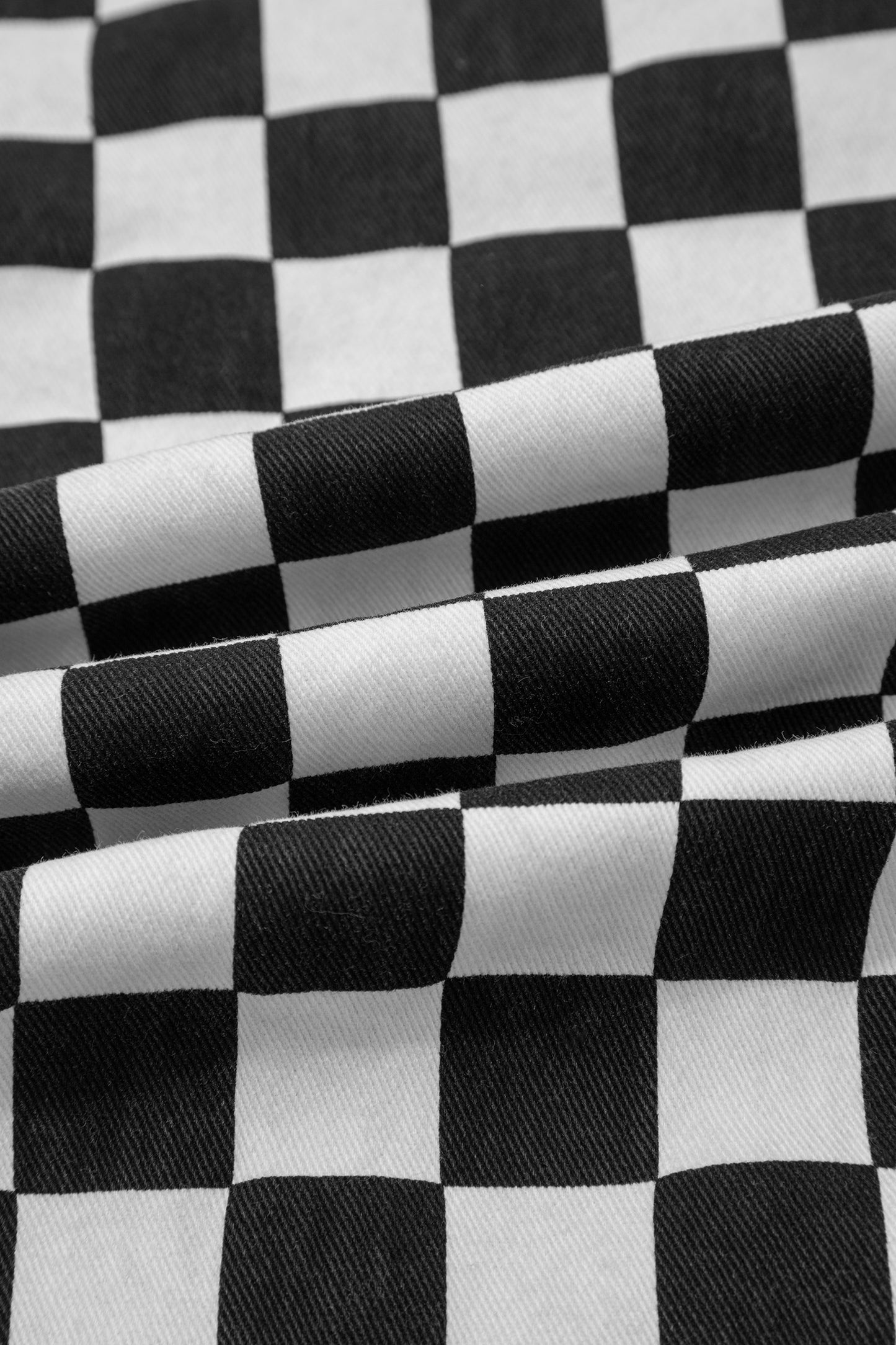 Checkered Cropped Jeans pre order