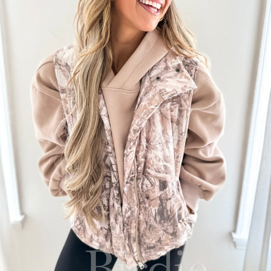 BIRDIE PREORDER Dark Camo Puffer Vest