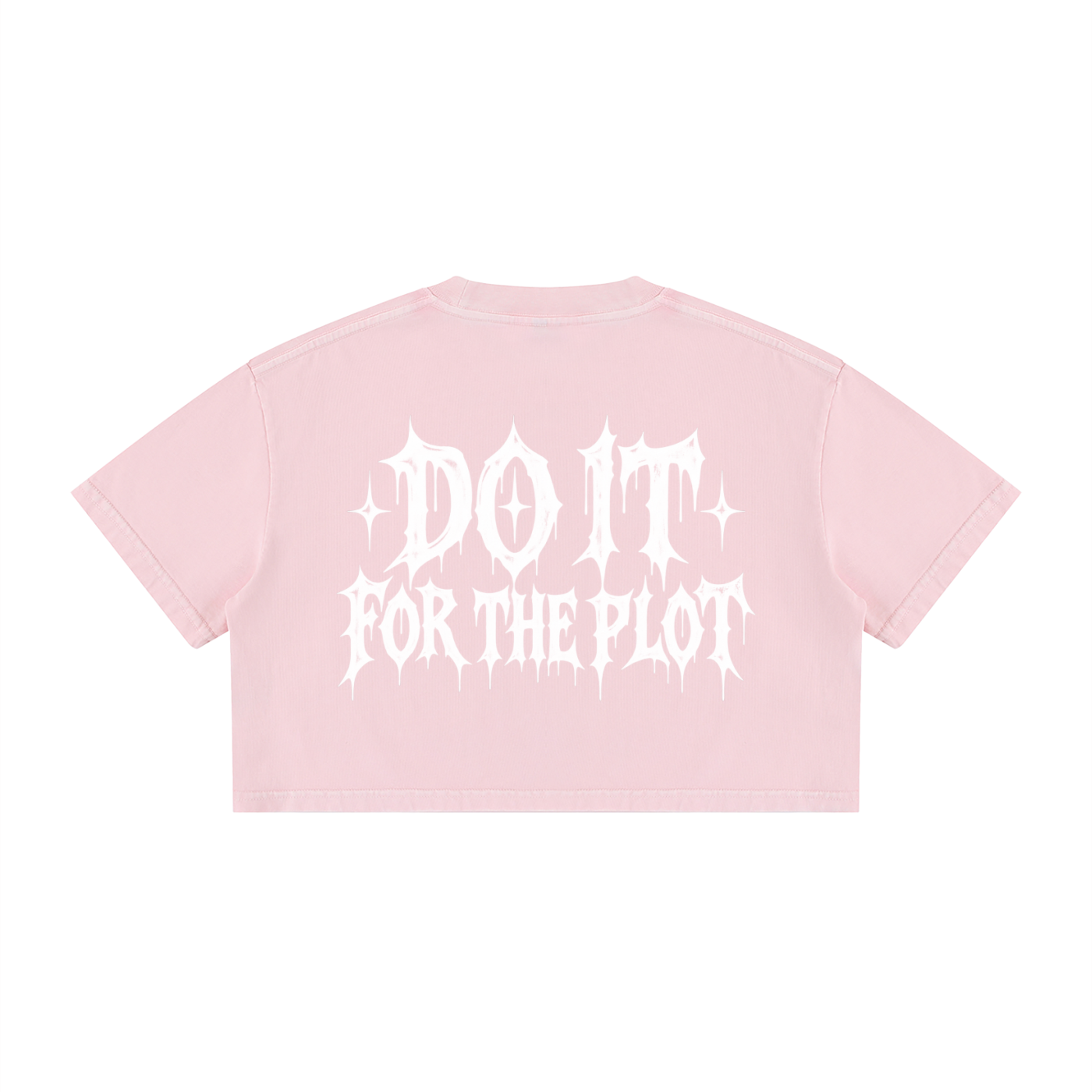 Women's Mineral Wash Cotton Crop T-Shirt