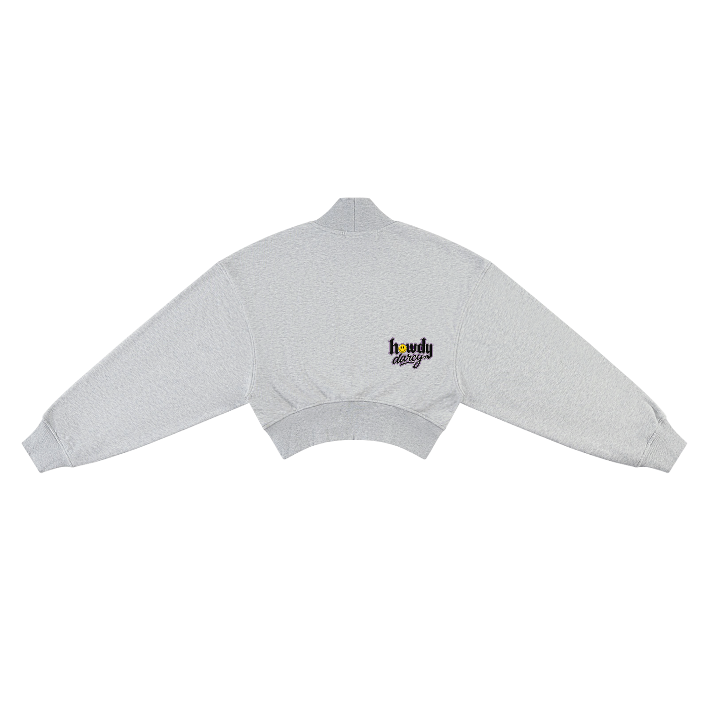 Women's Crop Mock Neck Sweatshirt