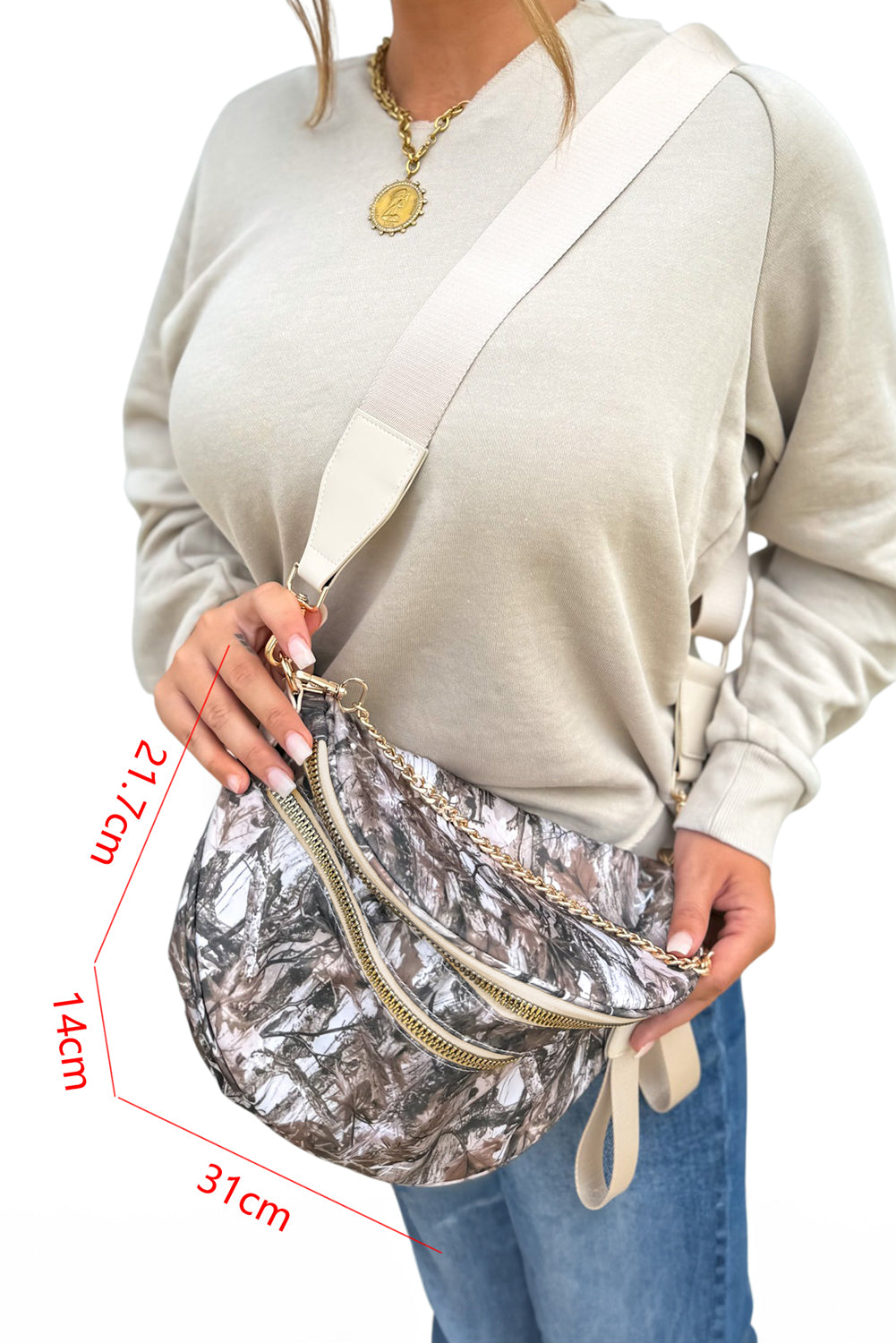 Camo Crossbody Bag