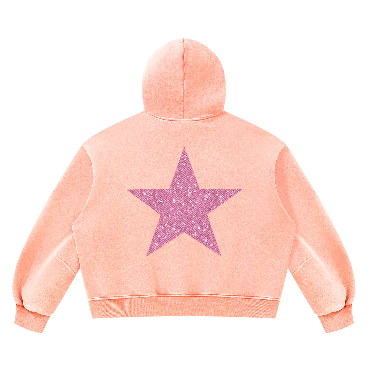Unisex Vintage Wash Boxy Fleece Hoodie