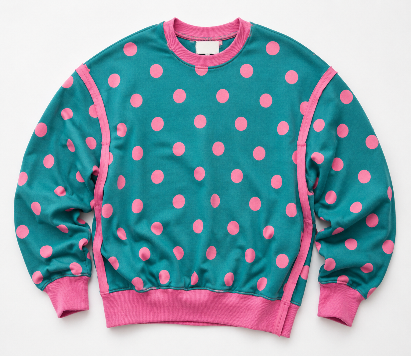Blue Polka dot Sweatshirt