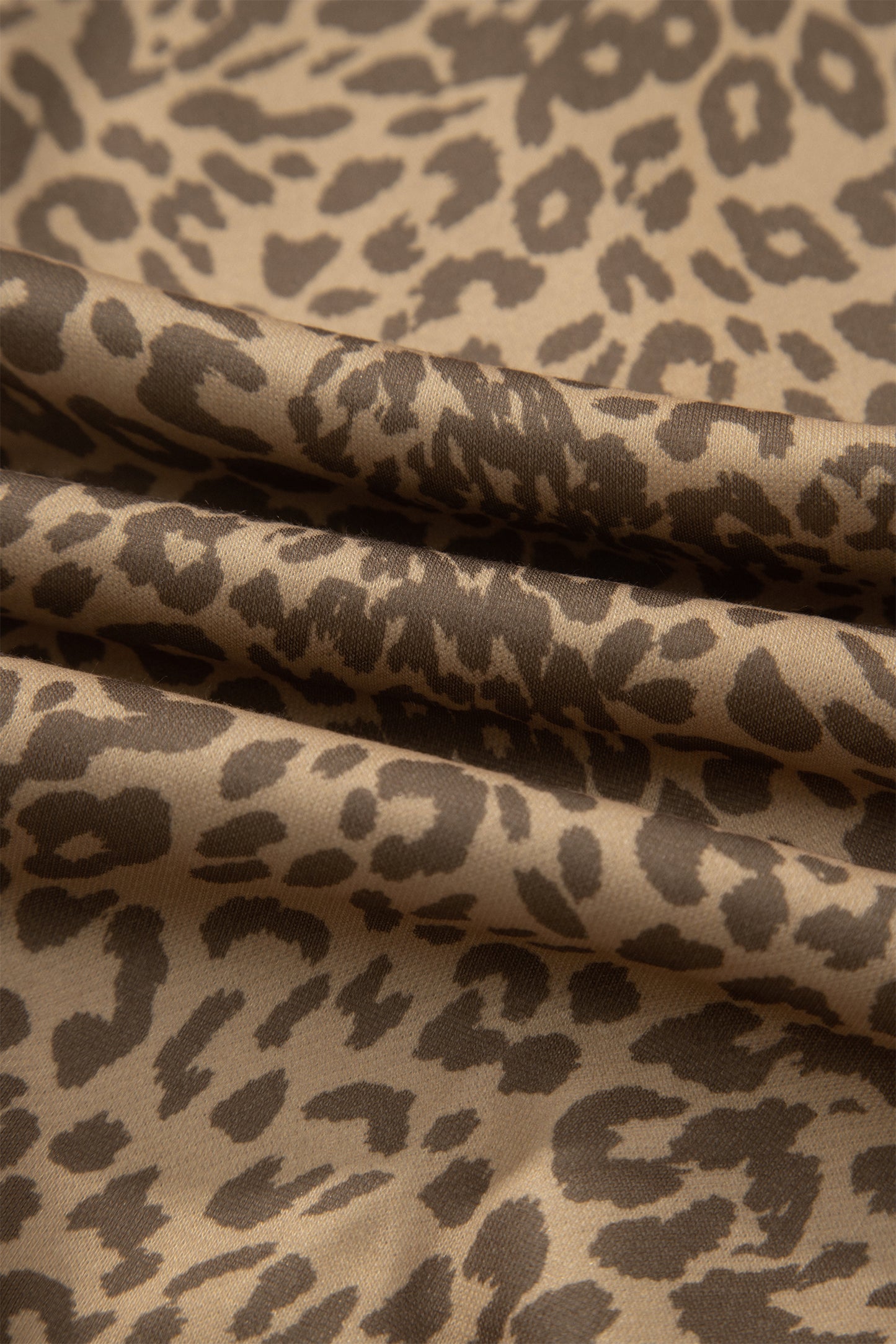 Leopard Print Star Patched Jogger pre order gray or khaki