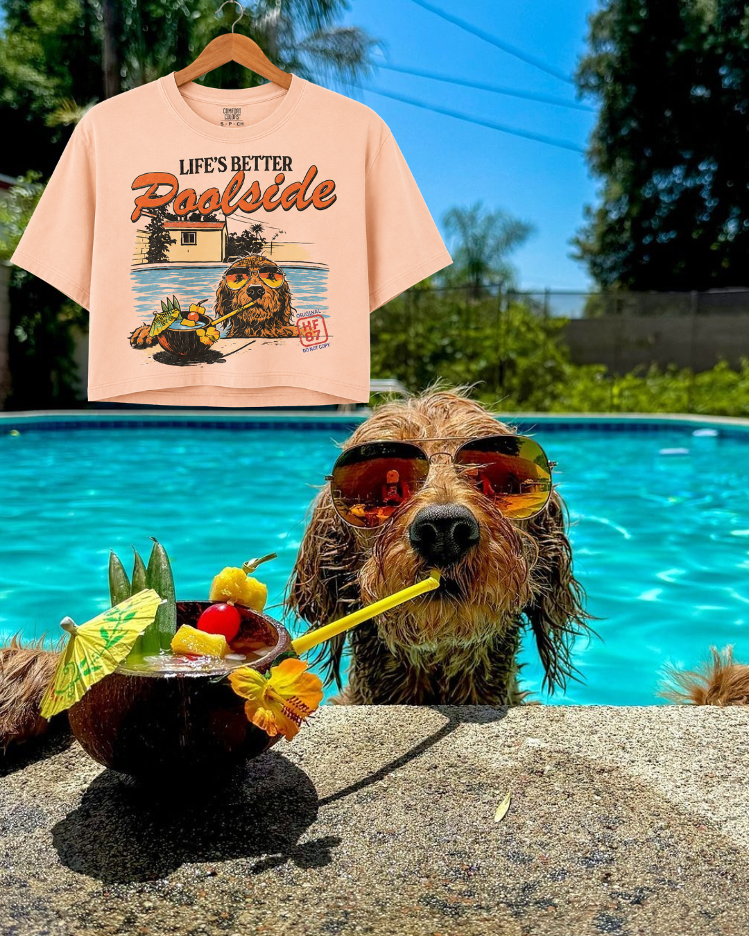 Life’s better poolside crop pre order