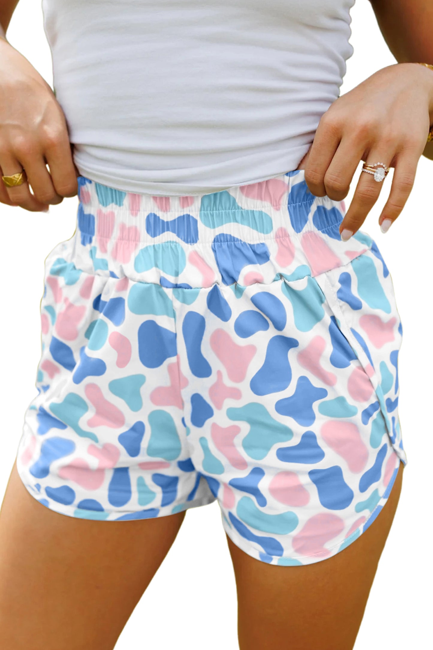 Camouflage Print Shorts-3 color options