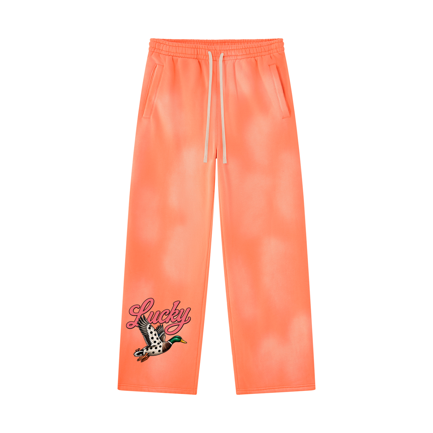 Unisex Sunfade Wide Leg Fleece Sweatpants