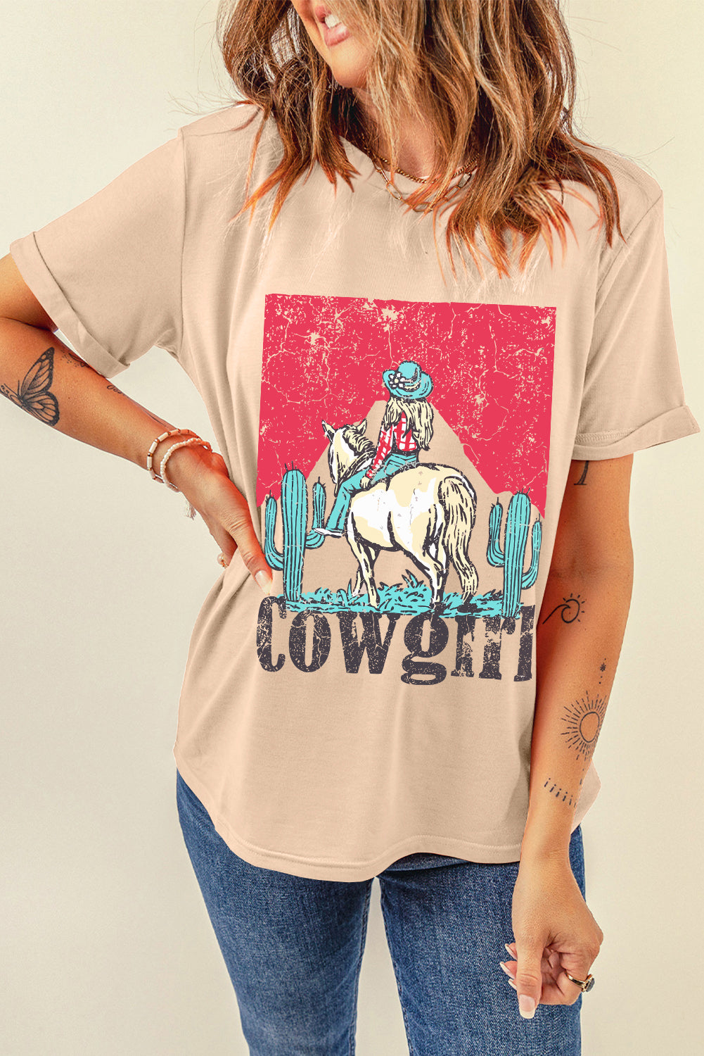 You go Cowgirl Graphic T