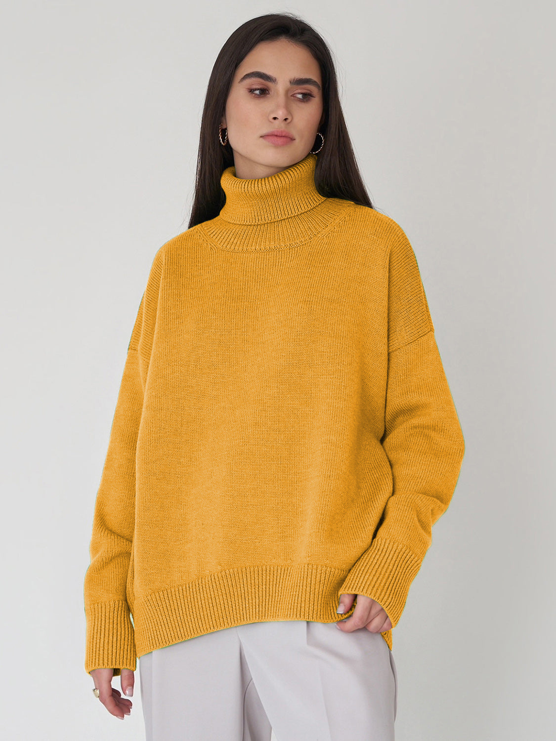 Turtleneck Long Sleeve Sweater