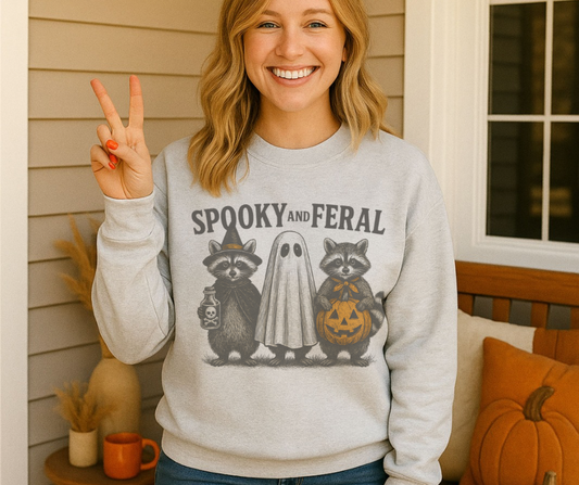 Spooky and Feral sweater