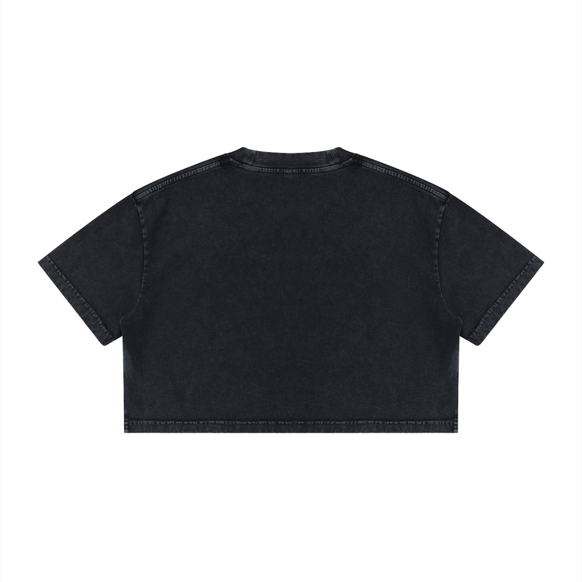 Women's Mineral Wash Cotton Crop T-Shirt