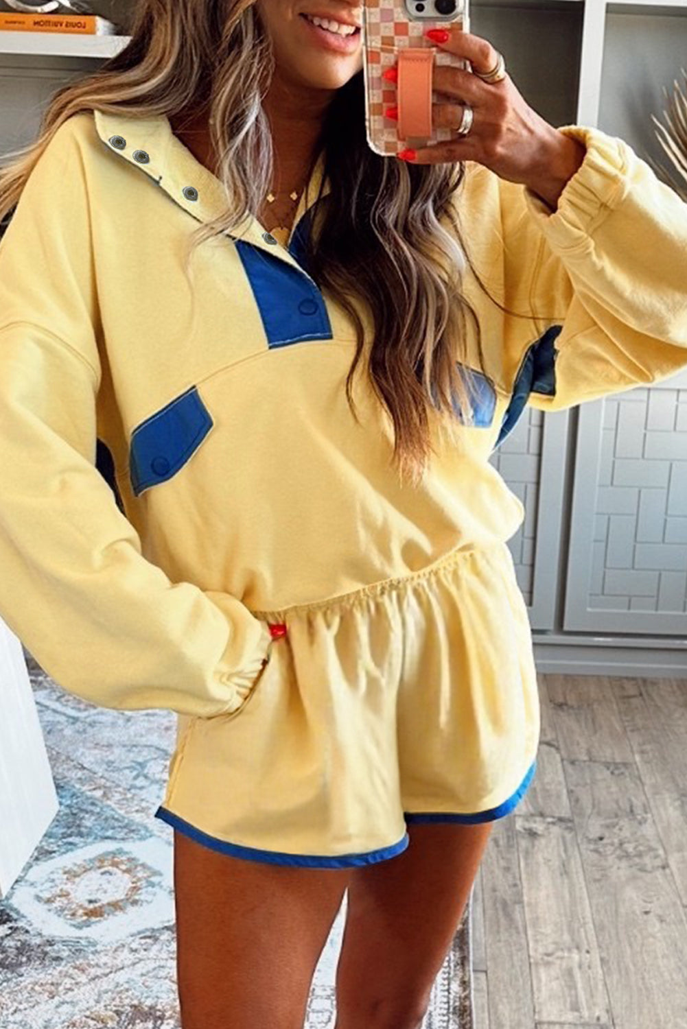 Yellow Colorblock set