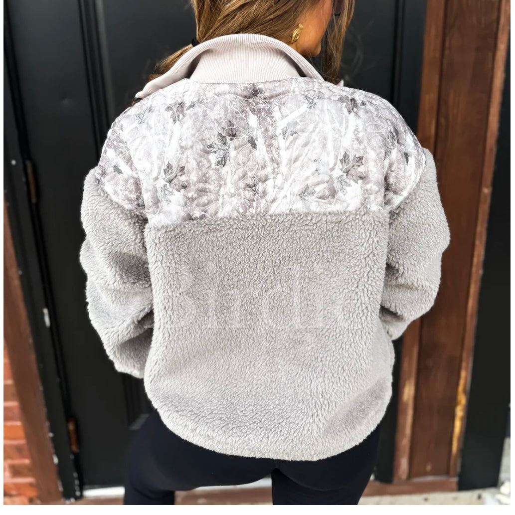 BIRDIE PREORDER Wilderness Sherpa Jacket in Gray