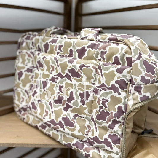 BIRDIE PREORDER Daily Hustle Duffle in Duck Camo