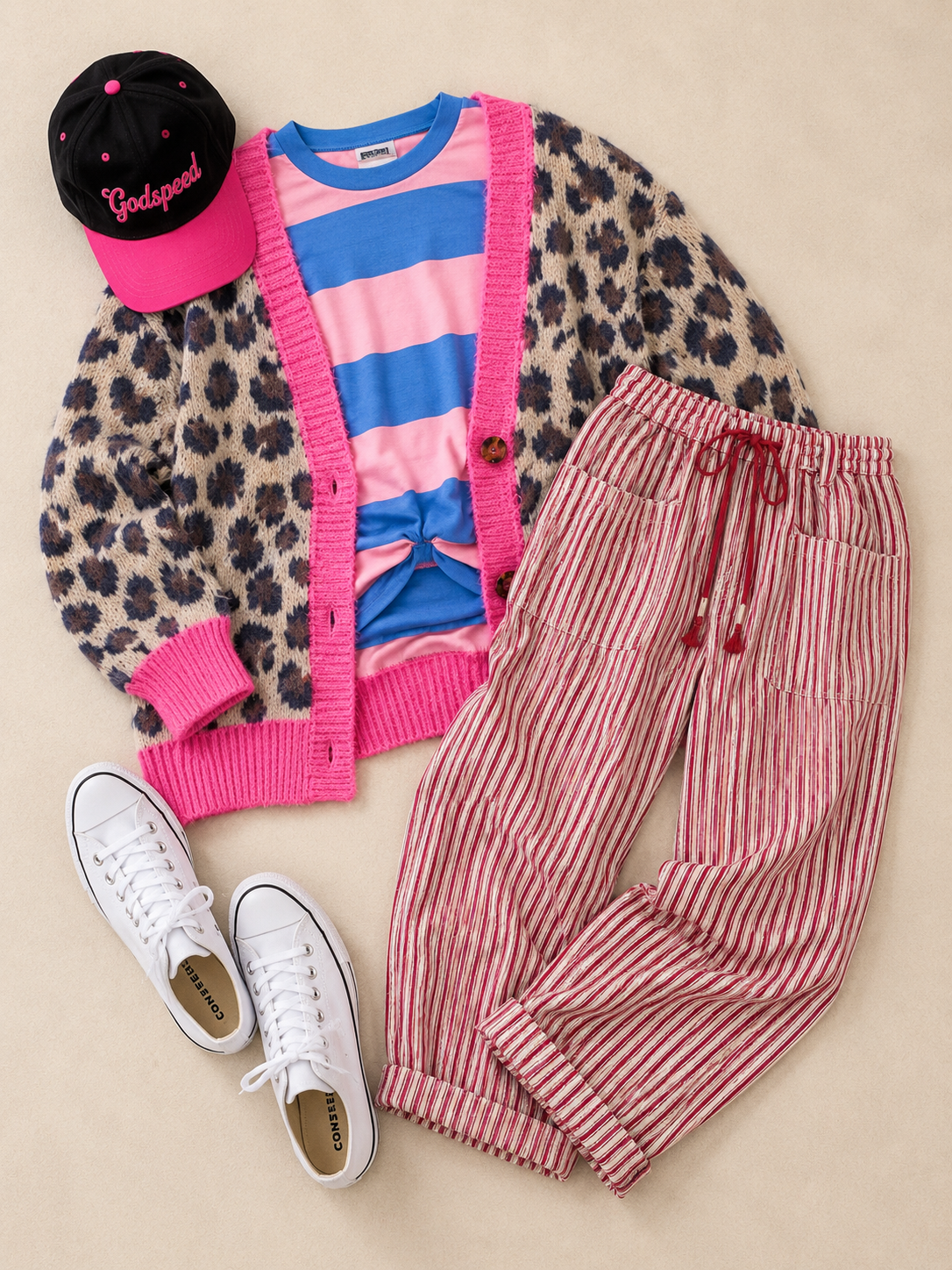 Live for Him stripe tee