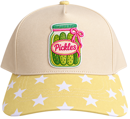 Pickles patch trucker hat