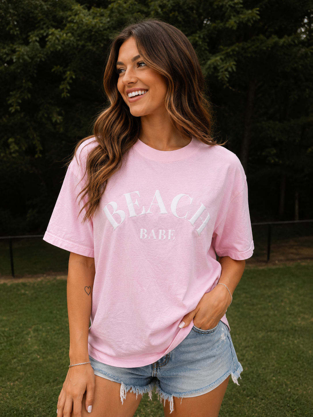 Beach Babe tee ready to ship