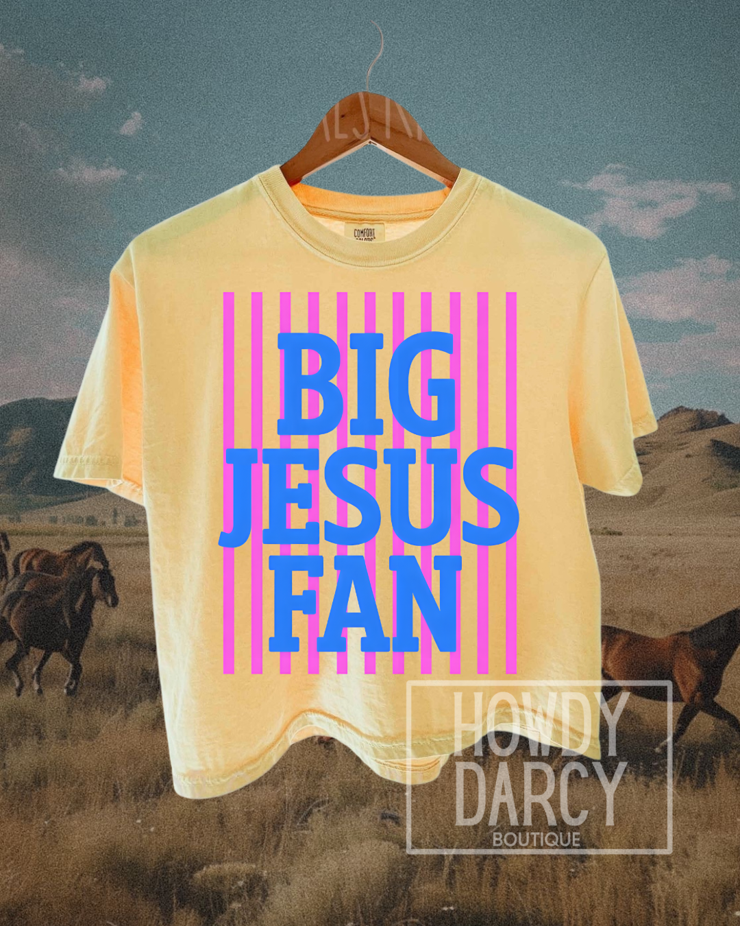 Big Jesus Fan tee pre order