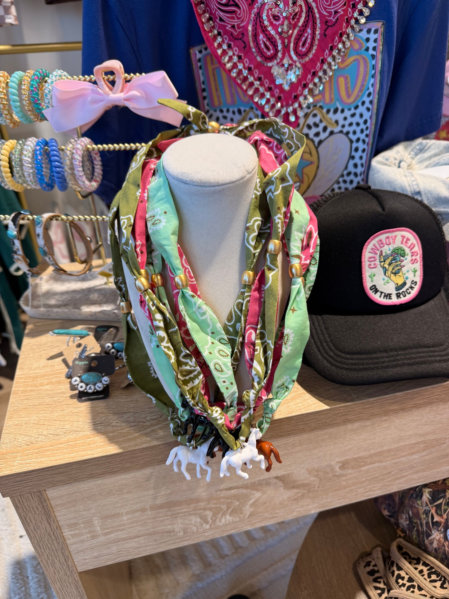 Horsin' Around Bandana Necklace