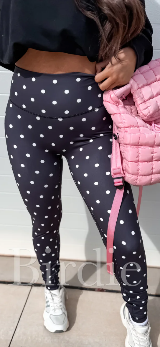 Birdie Polka Dot Leggings- Ready to ship