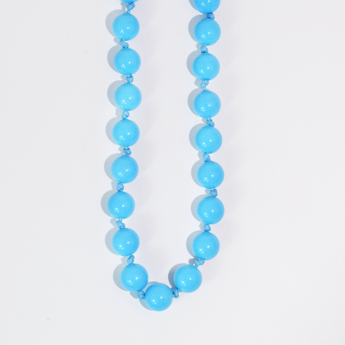 Gumball Bead Necklace (Blue Raspberry)