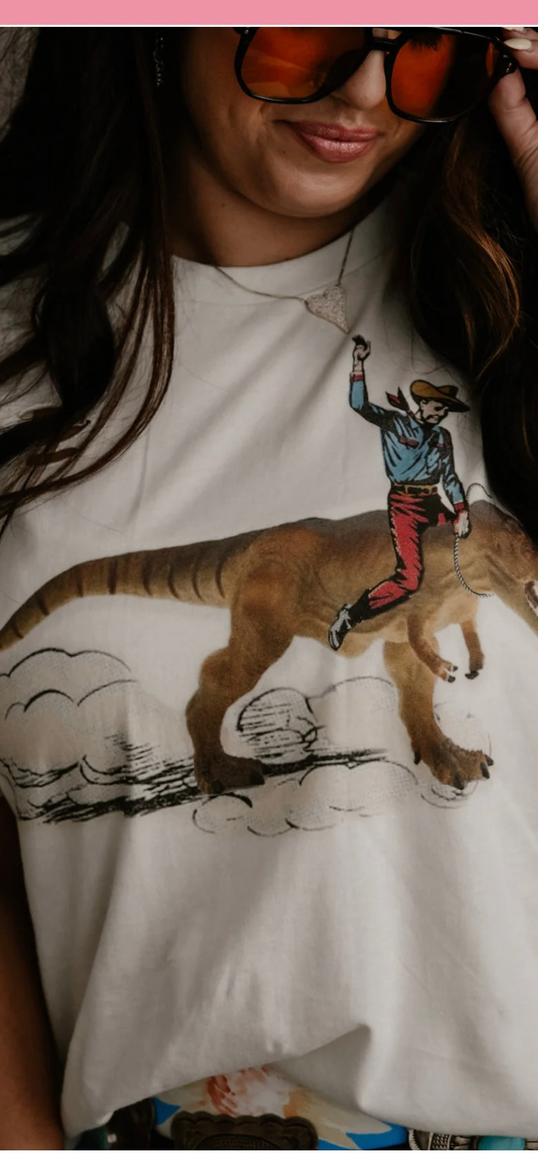 T-REX COWBOY TEE