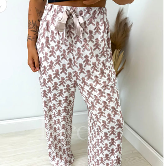 BIRDIE PREORDER Gingercream Dreams Pajama Pants with Satin Bow