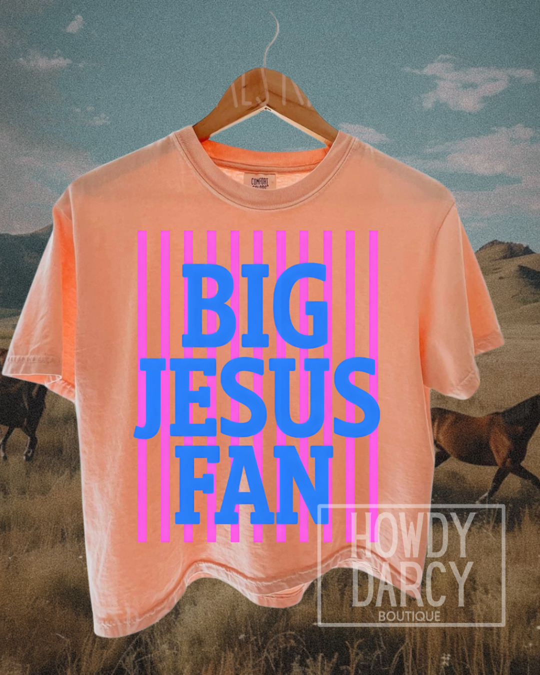 Big Jesus Fan tee pre order