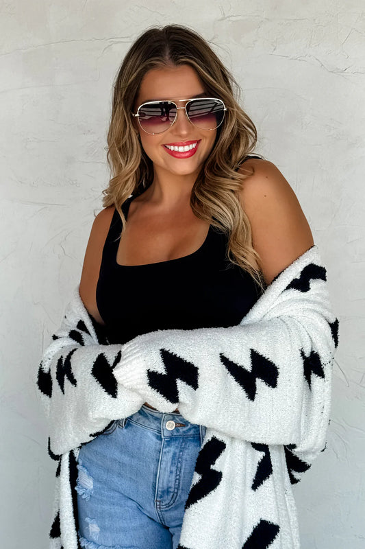 PREORDER- LIGHTING & CHEETAH CLOUD CARDIGANS