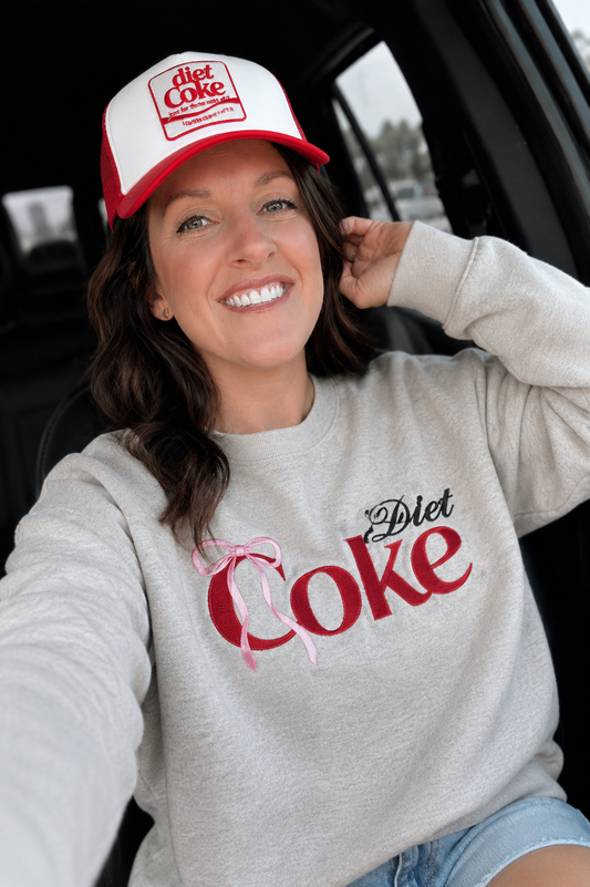 Diet Soda embroidered sweatshirt