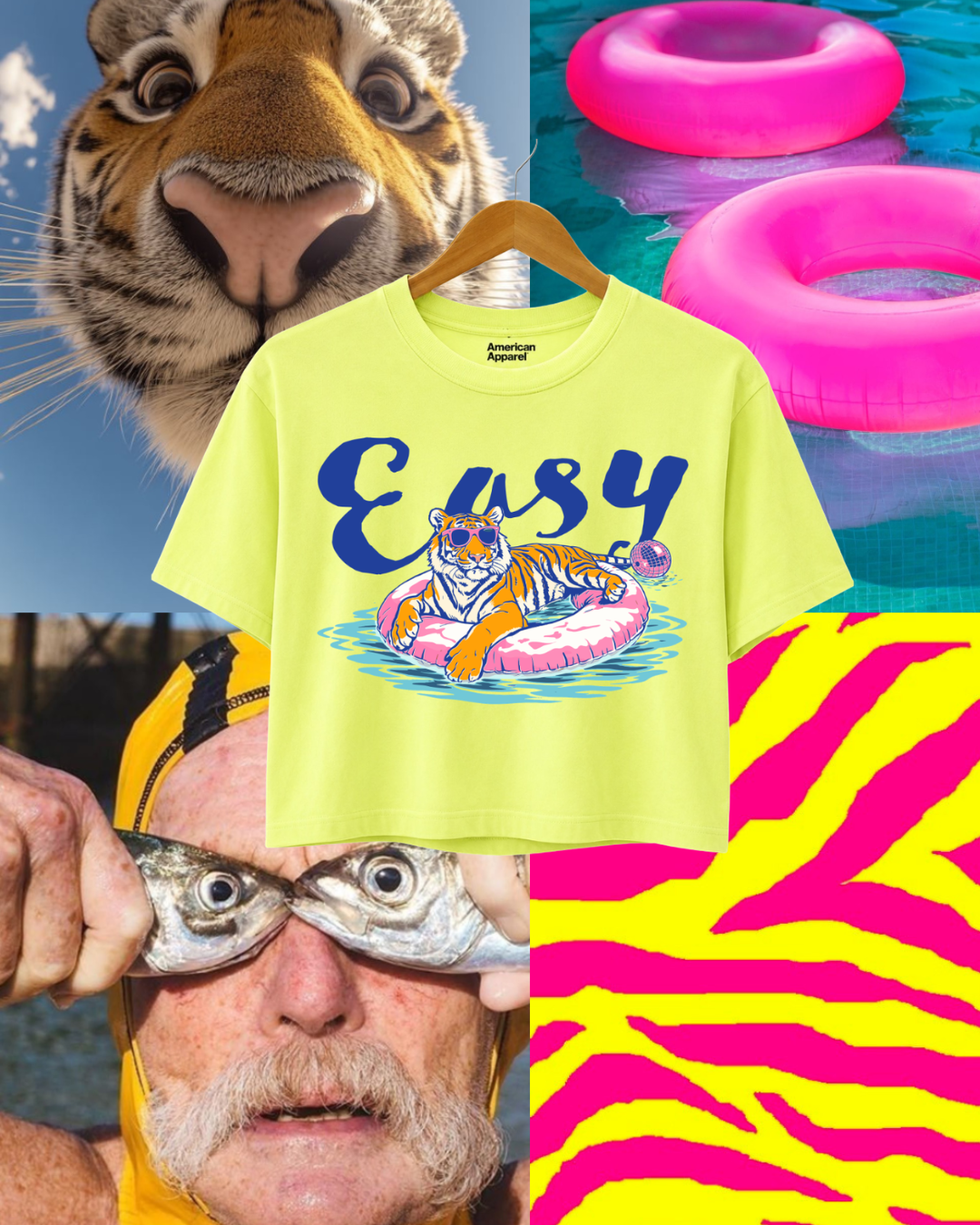 Easy Tiger Crop Tee pre order