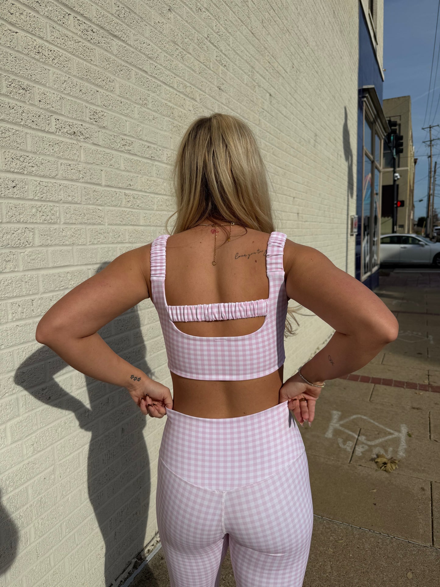 Sweetheart Gingham Leggings