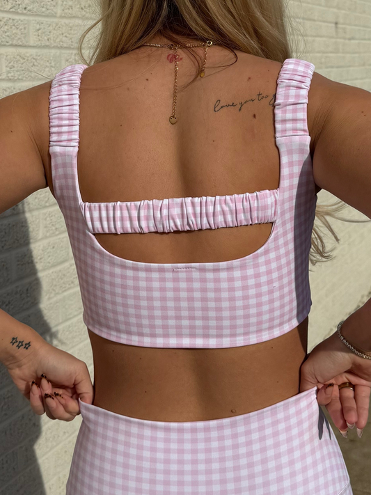 Sweetheart Gingham Lounge Bra