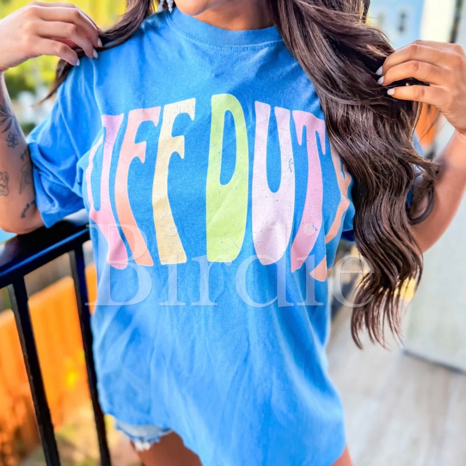 Off Duty Graphic Tee on Royal Caribbean