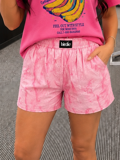 BIRDIE Boxer Shorts in Pink Camo ready to ship