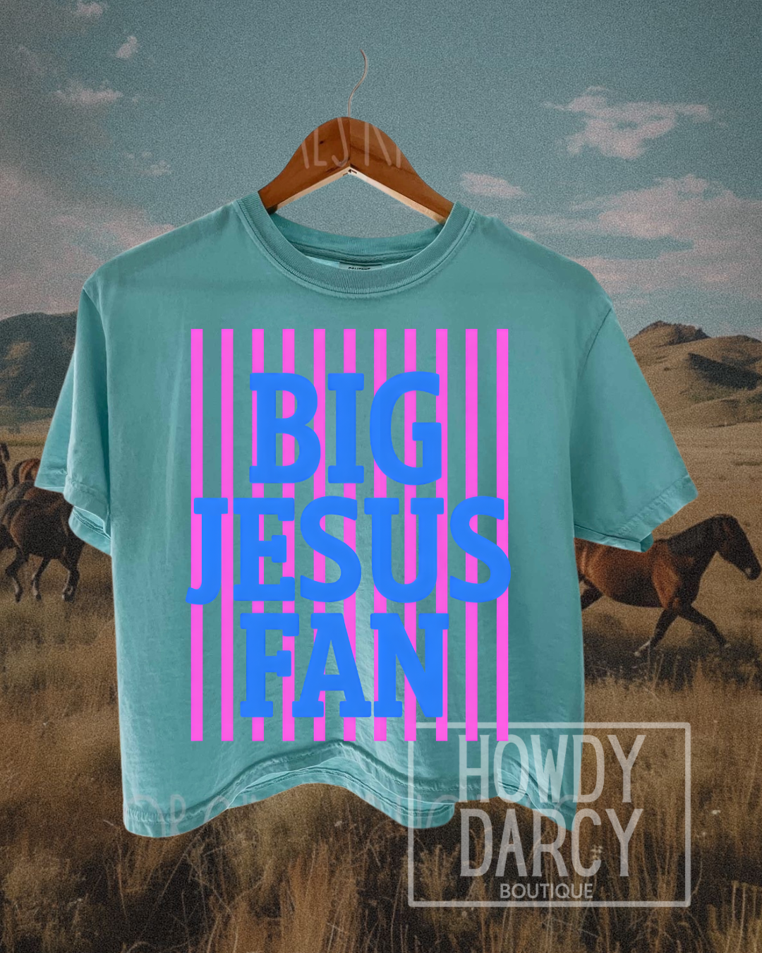 Big Jesus Fan tee pre order
