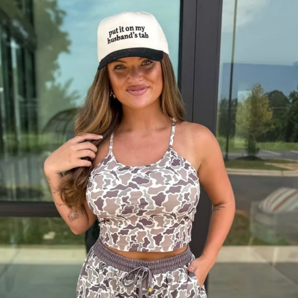 Duck Camo Flex form cami- ready to ship