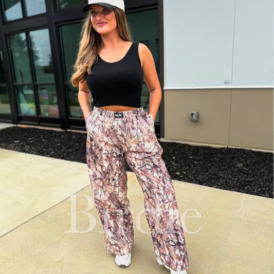 BIRDIE The Day Off Boxer Pants in Dark Camo READY 2 SHIP!