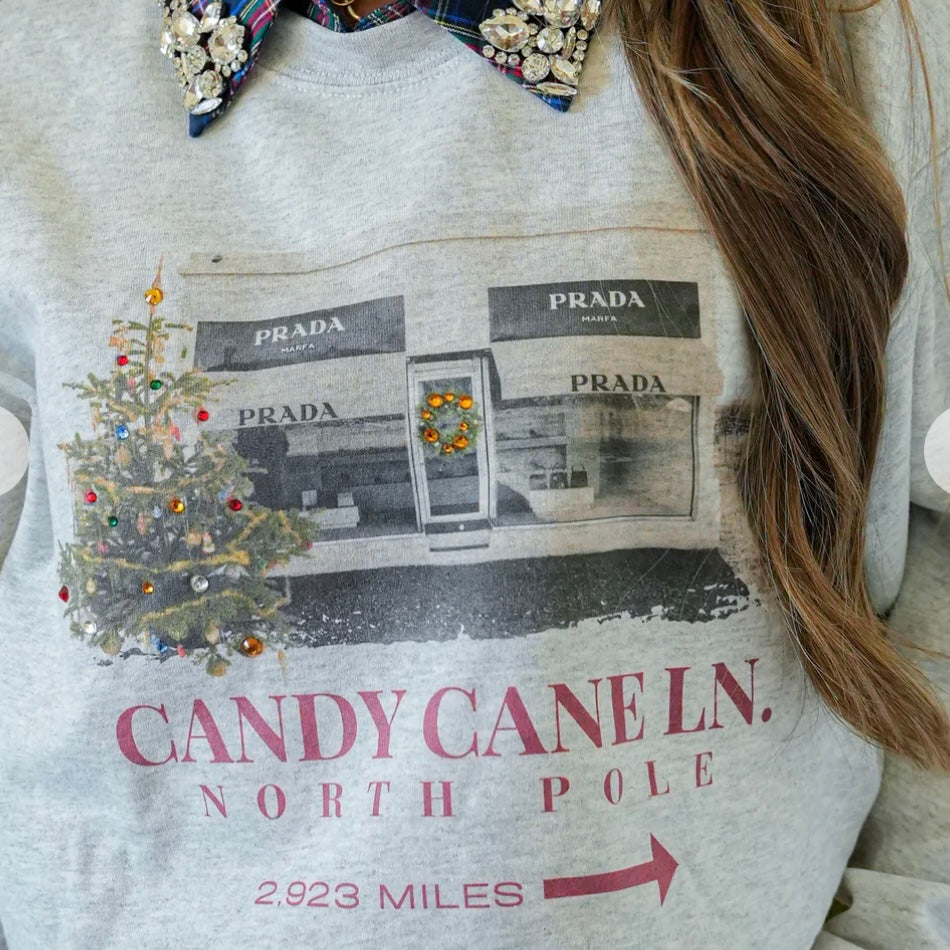 Candy Cane X Marfa Crewneck pre order