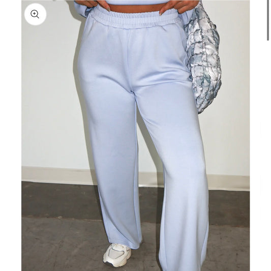 BIRDIE Light Blue Scuba Pants